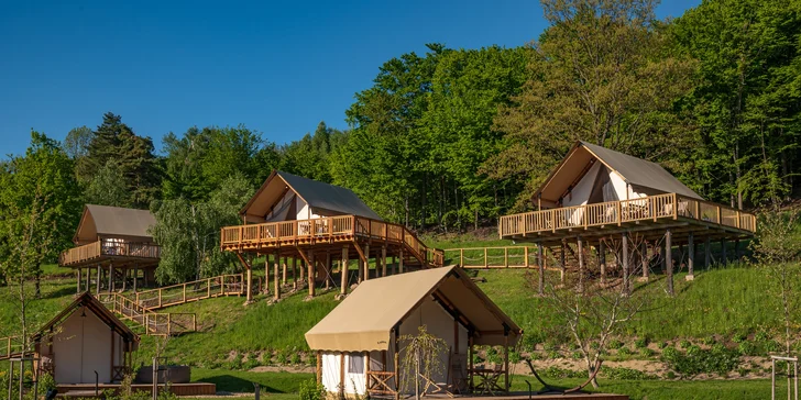 Pobyt v luxusním glampingovém stanu v Banské Štiavnici až pro 6 osob