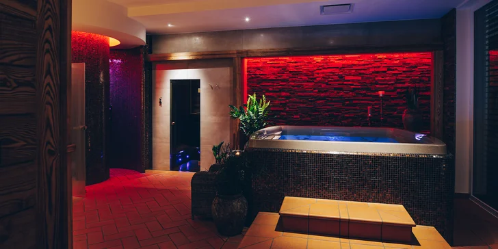 Vstup do veřejného či privátního wellness až pro 4 osoby: vířivka, sauna i prosecco