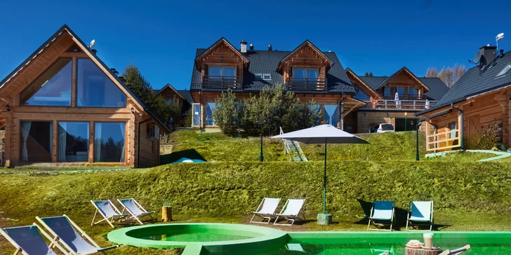 Luxusní relax v polských Beskydech: wellness s bazénem a saunou, snídaně či polopenze