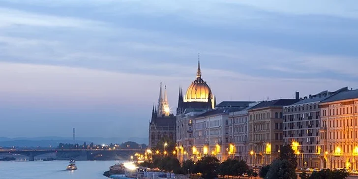 Budapešť - tři dny pro DVĚ osoby se snídaní ve 4* hotelu