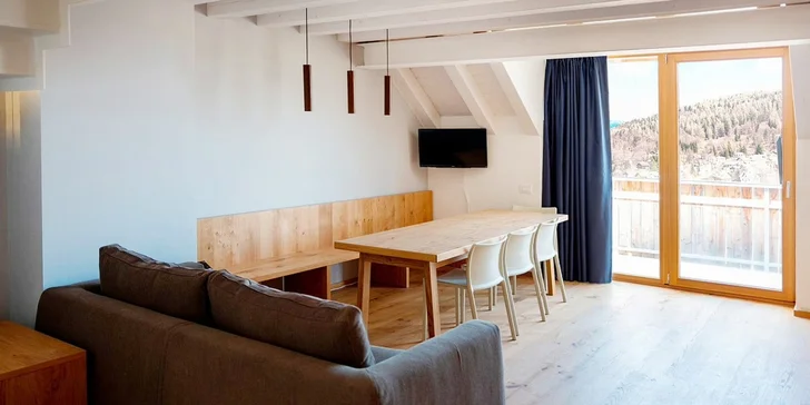 Apartmán v lyžařské oblasti Folgaria: 6denní skipas v ceně, ubytování až pro 6 osob