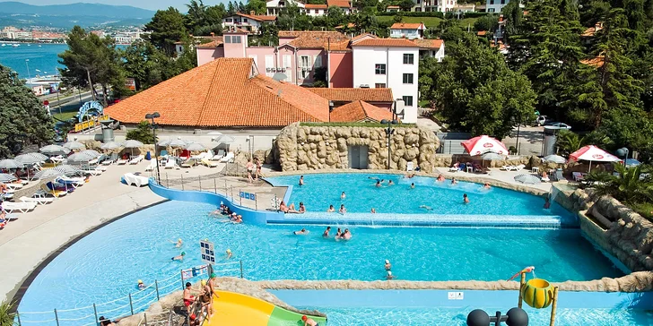 Aquapark Žusterna ve Slovinsku: neomezený vstup i pobyt s polopenzí