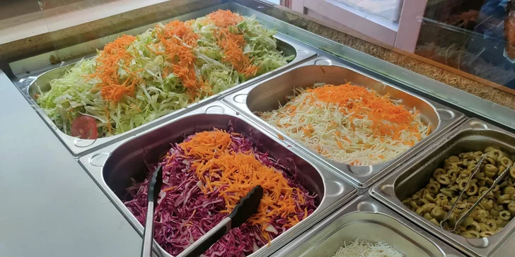 Kebab v tortille či chlebu a nápoj pro 1 nebo 2 osoby v Arza kebab