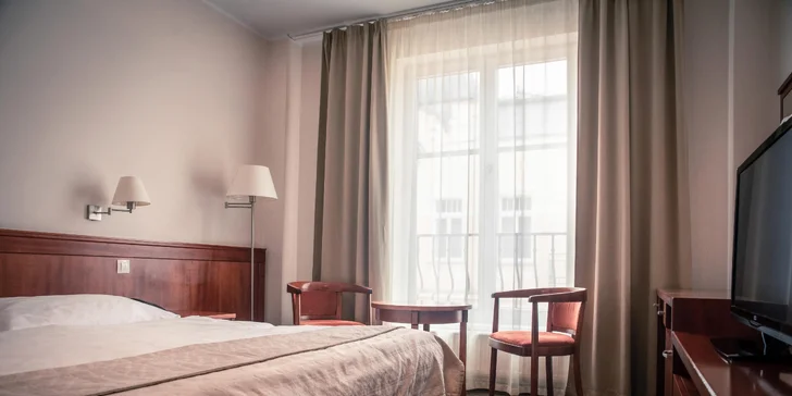 Pobyt v Mariánských Lázních s polopenzí, neomezeným wellness i procedurami