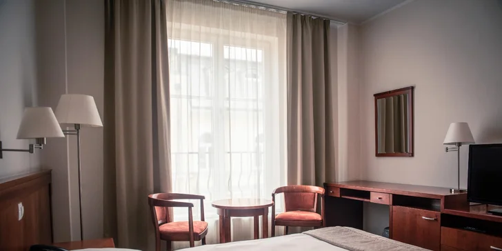 Pobyt v Mariánských Lázních s polopenzí, neomezeným wellness i procedurami