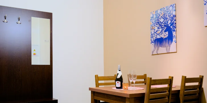 Pobyt na Sázavě s polopenzí: apartmán pro 2 osoby, polopenze a vstupenky do sklářského centra