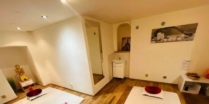Romantická párová masáž: thajské masáže dle výběru na 60 či 90 minut
