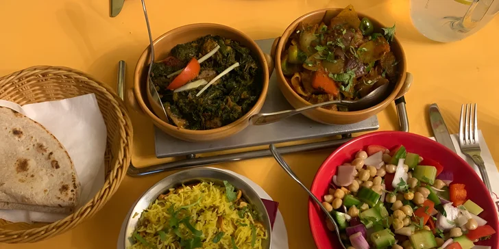 Otevřené vouchery na 500, 1000 a 1500 Kč do restaurace Curry House