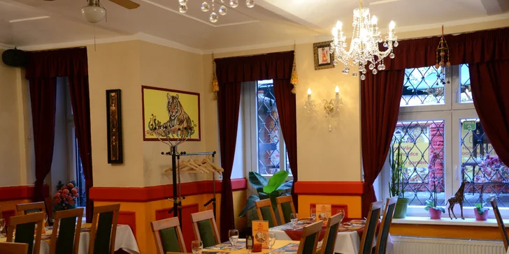 Otevřené vouchery na 500, 1000 a 1500 Kč do restaurace Curry House