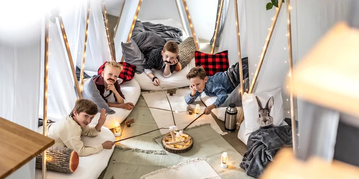 Zapůjčení dětského (nejen) přespávacího párty stanu na 24 hod. i vč. dopravy