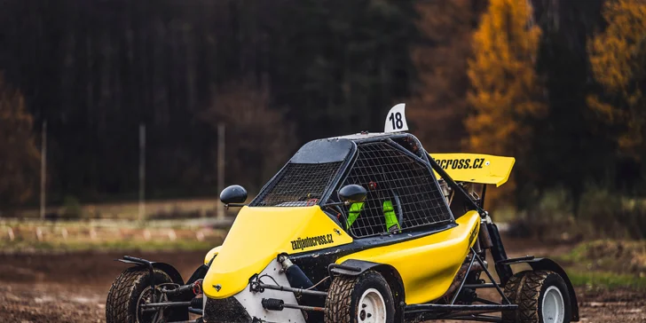 Adrenalinová jízda v buggy na autocrossové dráze: 3–10 kol pro 1 osobu