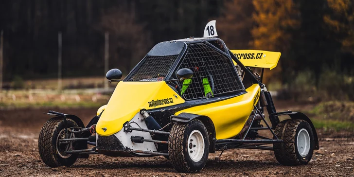 Adrenalinová jízda v buggy na autocrossové dráze: 3–10 kol pro 1 osobu
