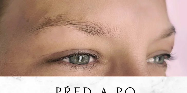 Přirozený permanentní make-up obočí pudrovou metodou nebo rtů
