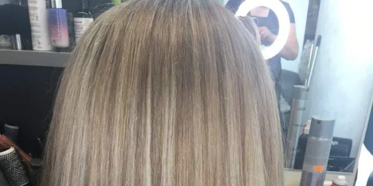 Kadeřnický balíček pro dámy: střih, barvení, masáž hlavy a péče Olaplex
