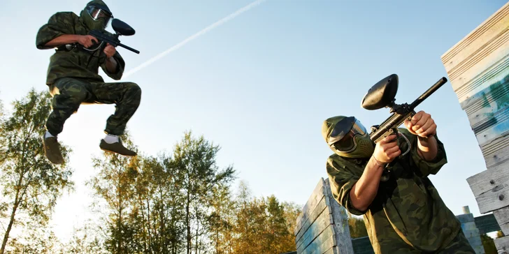 Akční zábava: 2 hod. paintballu vč. zapůjčení výbavy a munice pro 1–4 hráče