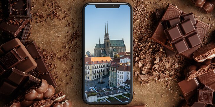 Venkovní úniková hra Tajemství čokolády: hra pro 2-6 hráčů, 2 hodiny, 3 města i mobilní aplikace