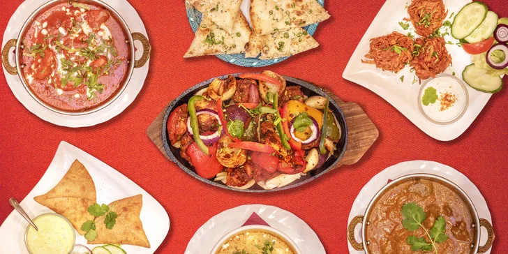 Otevřené vouchery na 500, 1000 a 1500 Kč do restaurace Curry House
