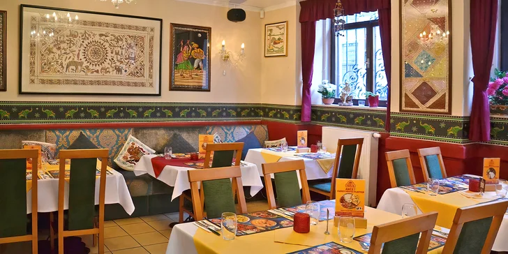 Otevřené vouchery na 500, 1000 a 1500 Kč do restaurace Curry House