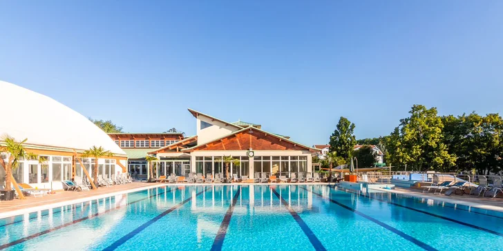 Moderní apartmány blízko hranic v Maďarsku s celodenním vstupem do termálních lázní