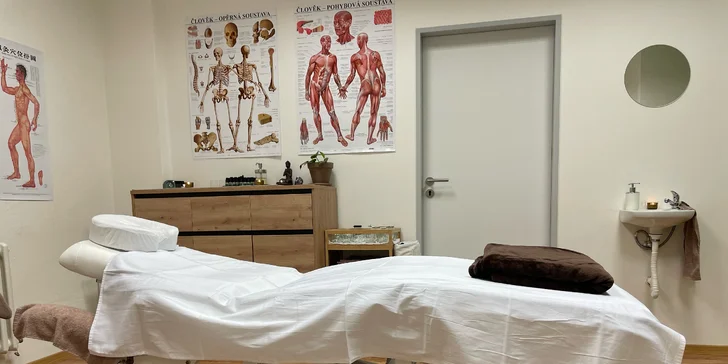 Masáž dle výběru: aromaterapeutická, kosmetická, medová i baňkování nebo lávové kameny