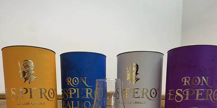 Ochutnejte svět: degustace rumů Ron Espero pro 1 nebo 2 osoby