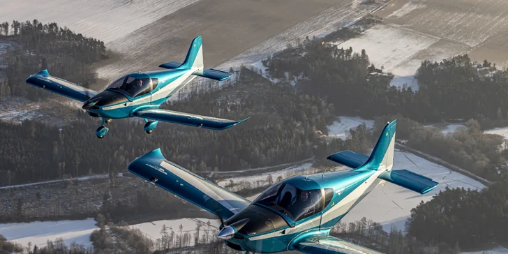 Letecké dobrodružství, při kterém si vyzkoušíte pilotování: 10–60 min.