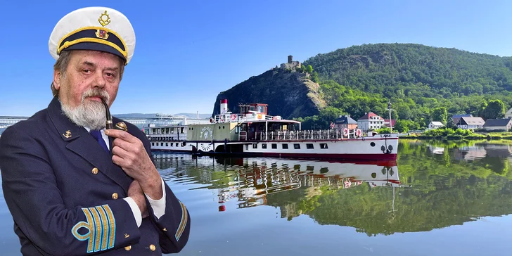 Dárkový lodní lístek na vinařskou plavbu po Labi: oběd, grilování, živá hudba, degustace 8 vín a průvodce