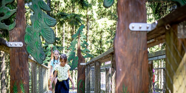 Vystoupejte do korun stromů: unikátní stezka na Lipně pro dospělé, děti i rodiny