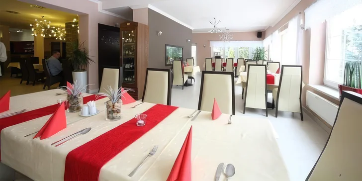 Otevřené vouchery na 500 a 1000 Kč do restaurace v Parkhotelu Plzeň