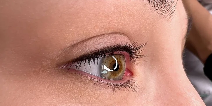 Permanentní make-up: horní oční linky, obočí pudrovou metodou nebo rty