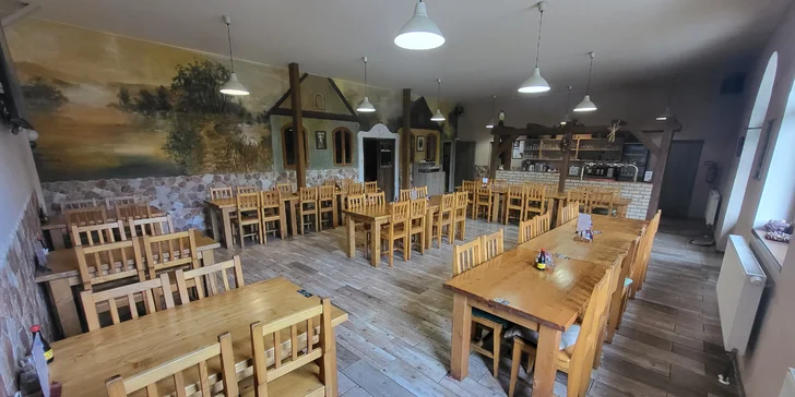 Otevřený voucher až 1000 Kč na tradiční české dobroty v restauraci Flora