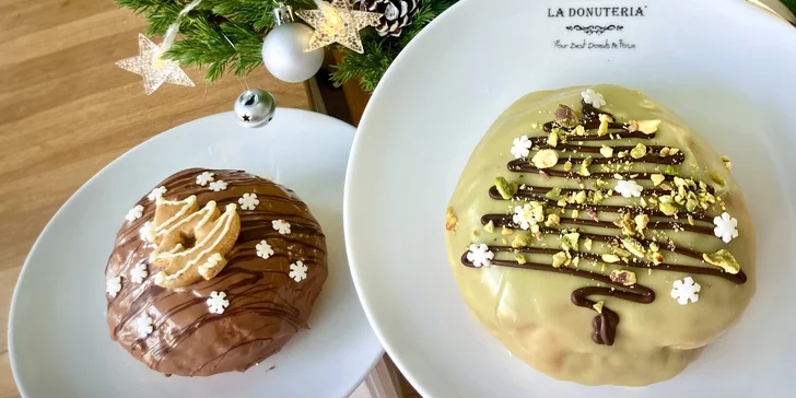 Zimní edice minidonutů: dárkový box s 9 kusy k nakousnutí