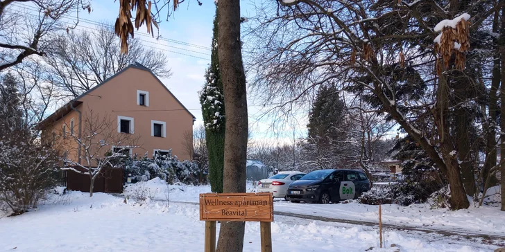 3 hod. romantiky jen pro vás dva: slastné uvolnění v apartmánu s privátní vířivkou a infrasaunou i masážemi
