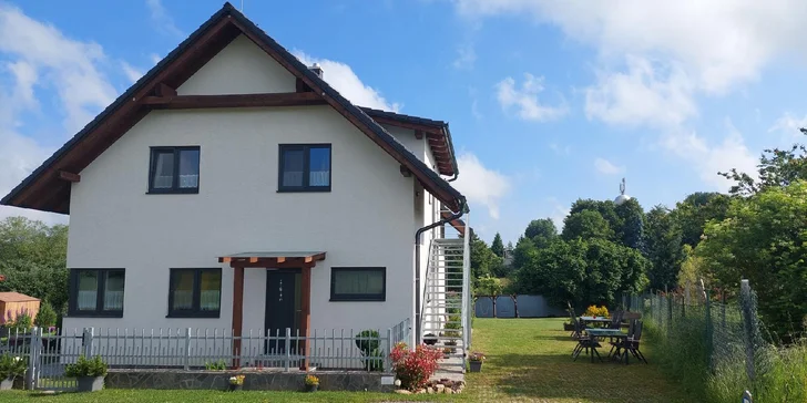 Dovolená v Novohradských horách: pobyt v apartmánu pro 2, 3 nebo 4 osoby