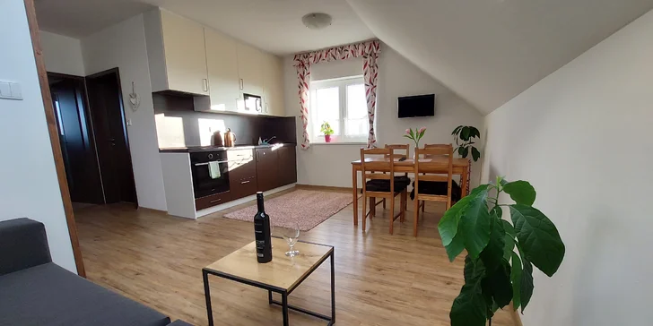 Dovolená v Novohradských horách: pobyt v apartmánu pro 2, 3 nebo 4 osoby
