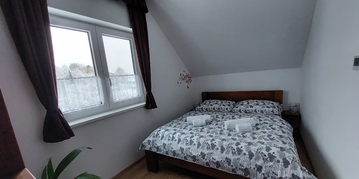 Dovolená v Novohradských horách: pobyt v apartmánu pro 2, 3 nebo 4 osoby