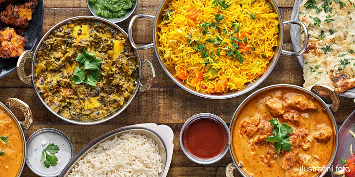 Otevřený voucher do indické restaurace Taj Mahal v Kolíně: 1000 Kč na jakékoli jídlo