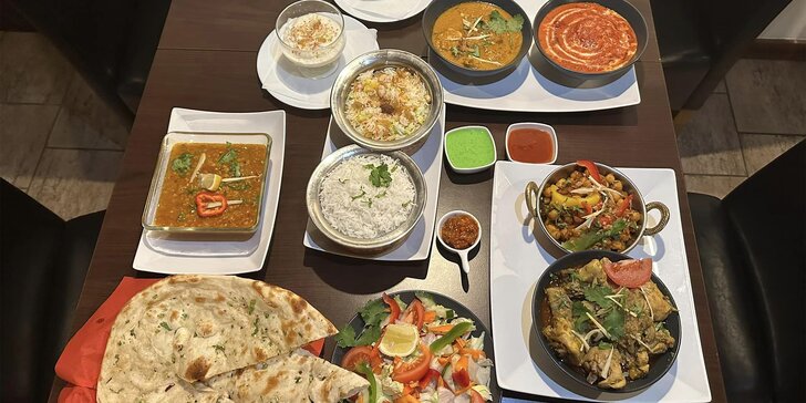 Otevřený voucher do indické restaurace Novy Taj Mahal v Kolíně: 250–1000 Kč na jakékoli jídlo