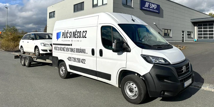 Stěhování i odvoz většího nákladu: zapůjčení dodávky Fiat Ducato L2H2 na 4 hod. i 2 dny