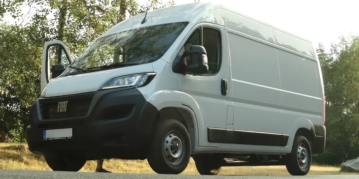 Stěhování i odvoz většího nákladu: zapůjčení dodávky Fiat Ducato L2H2 na 4 hod. i 2 dny