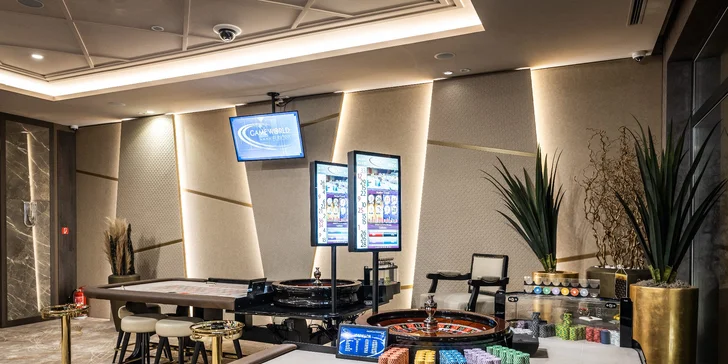 Víkendový pobyt v hotelu Europa: polopenze i hrací žetony do kasina
