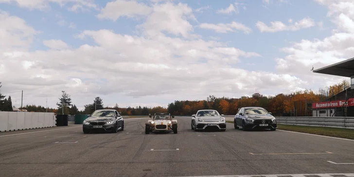 Trackday na Autodromu Most: 1–4 kola na velkém i malém okruhu v nabušené káře i celý den ve vlastním voze