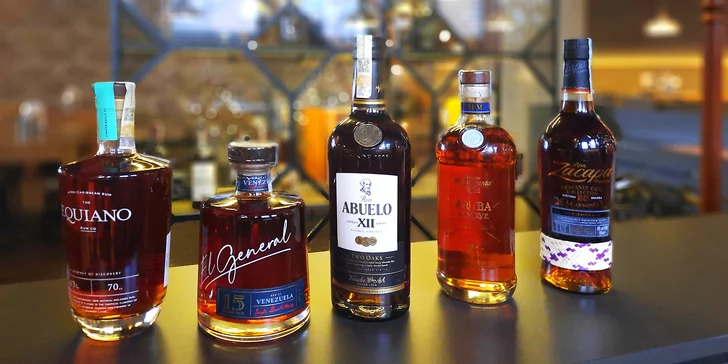 Řízená degustace 5 exkluzivních rumů z Mauricia, Aruby, Panamy a dalších rumových rájů
