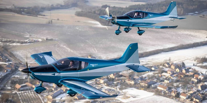 Letecké dobrodružství, při kterém si vyzkoušíte pilotování: 10–60 min.