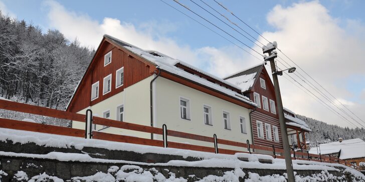 Plně vybavené apartmány až pro 7 osob pod Mariánskými schody v Jizerkách