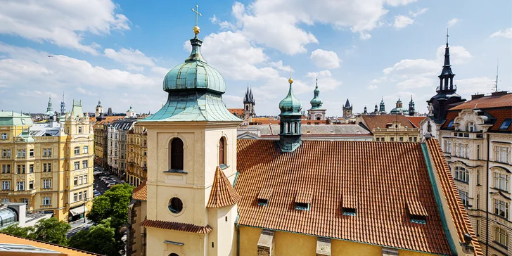 Moderní apartmány u Staroměstského náměstí až pro 5 osob
