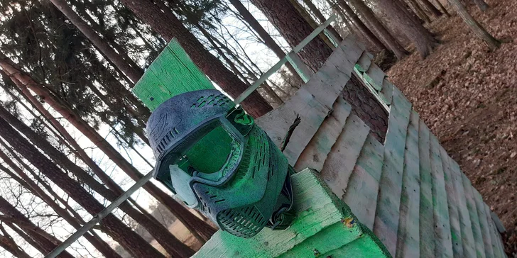 Paintballová přestřelka na lesním hřišti u Tábora: Junior verze až pro 8 hráčů, 2–⁠⁠⁠⁠⁠⁠4 hodiny