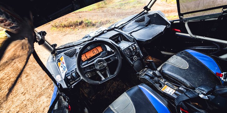 Spolujízda na truck trailu v dakarské buggy Can-am Maverick X3 RS Turbo