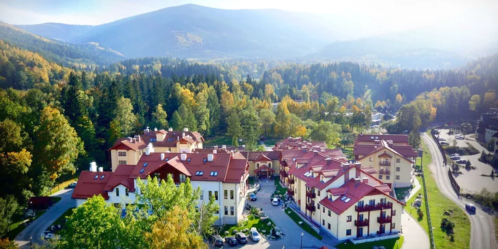 Relaxační pobyt v horách: hotel v Karpaczi s polopenzí a neomezeným wellness