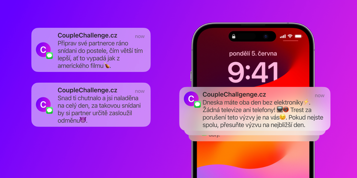 Couple Challenge: SMS hra pro páry s otázkami na tělo i lechtivými výzvami na prohloubení vztahu